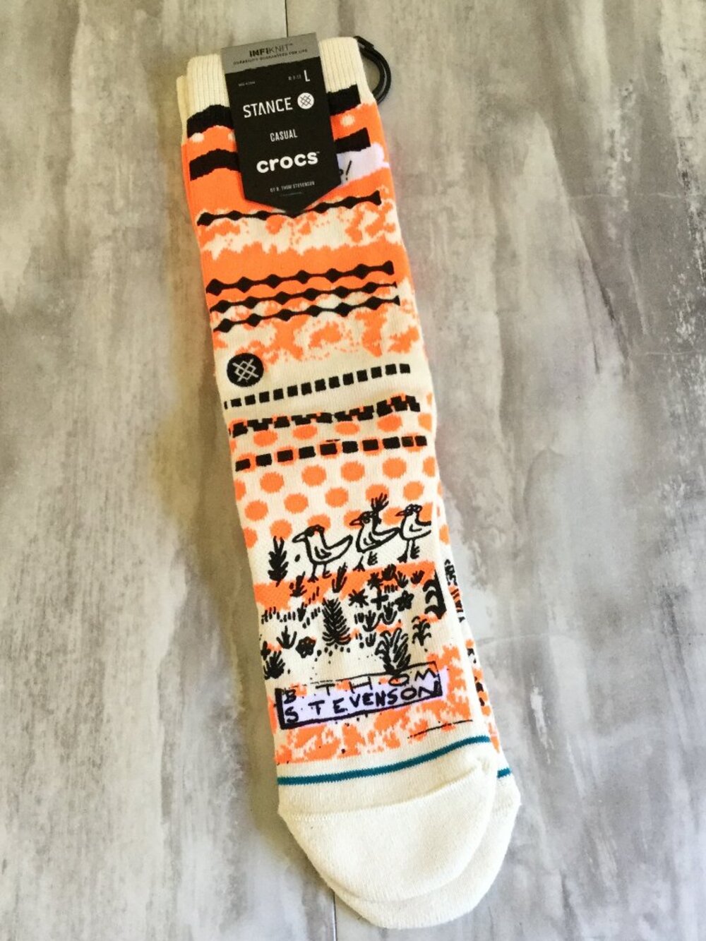 Stance Infiknit Casual Crocs Socks l